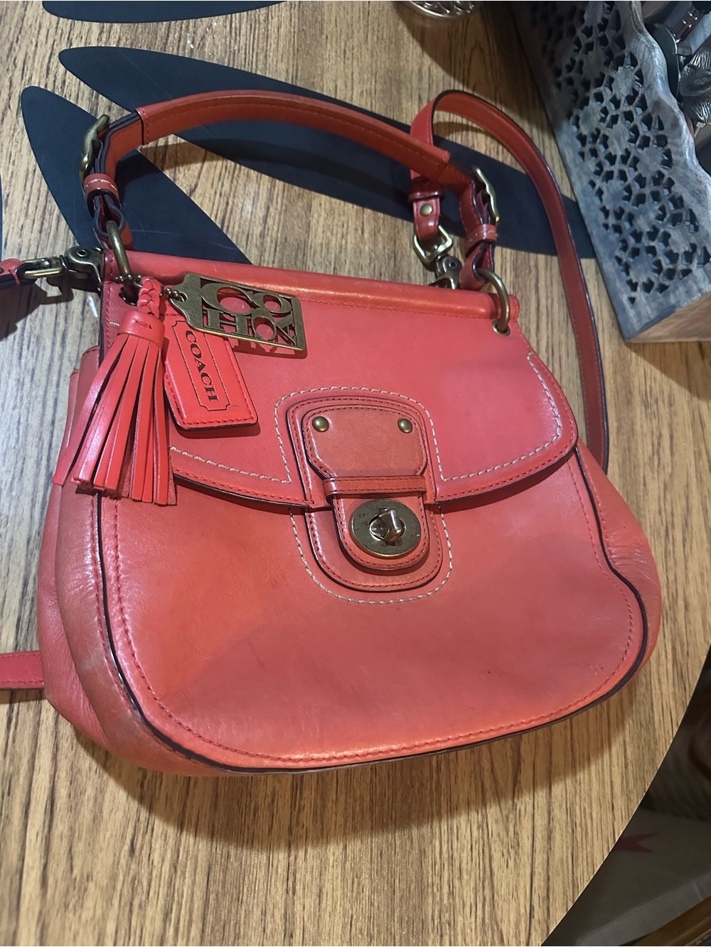 Vintage Coach Willis 70th anniversary bag